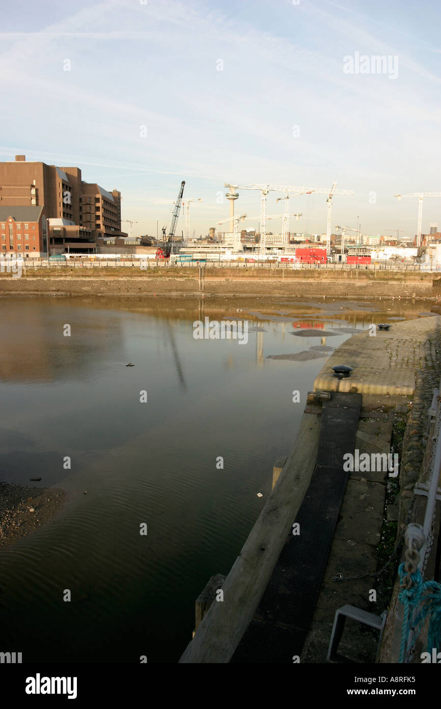Liverpool The lock gate between the Canning Half Tide Dock and the