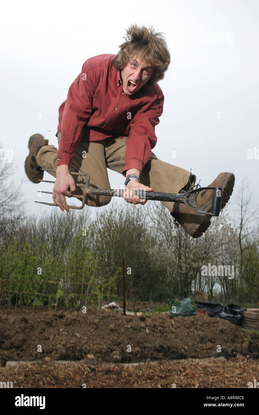 Funny male gardening hi-res stock photography and images - Alamy, image size:866x1390