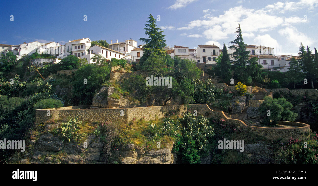 The Cuenca Gardens (Jardines de Cuenca) in the Andalusian Town of Ronda,  Spain Stock Photo - Alamy