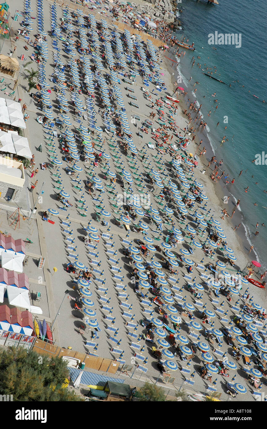Amalfi coast and beach coastline Stock Photo - Alamy