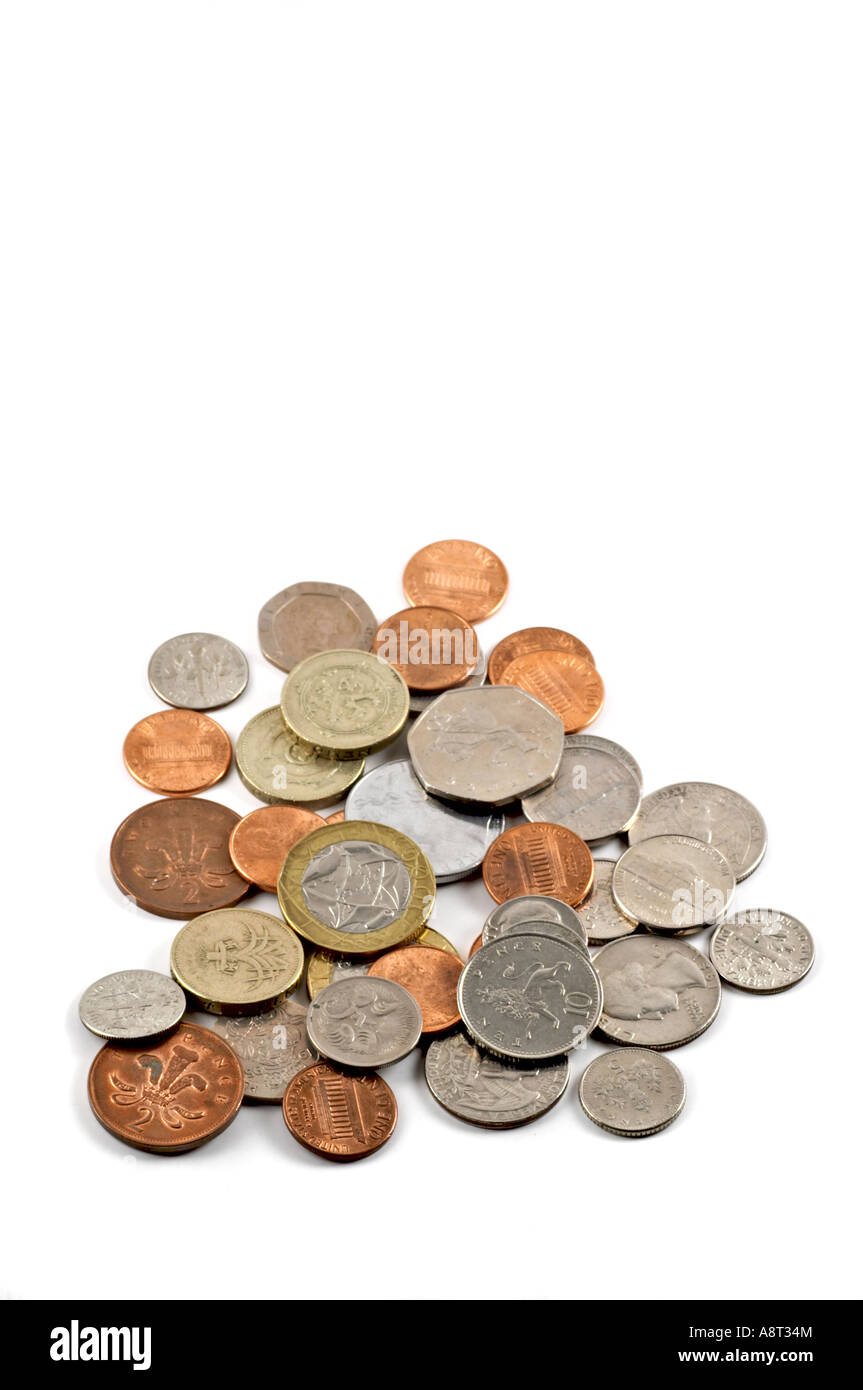 Coins Money in Change Stock Photo Alamy