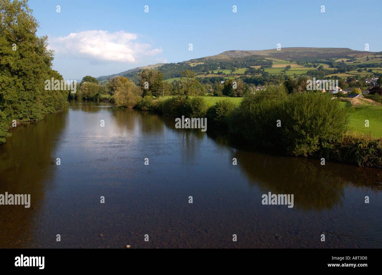 River Usk From Usk Valley High Resolution Stock Photography and Images ...