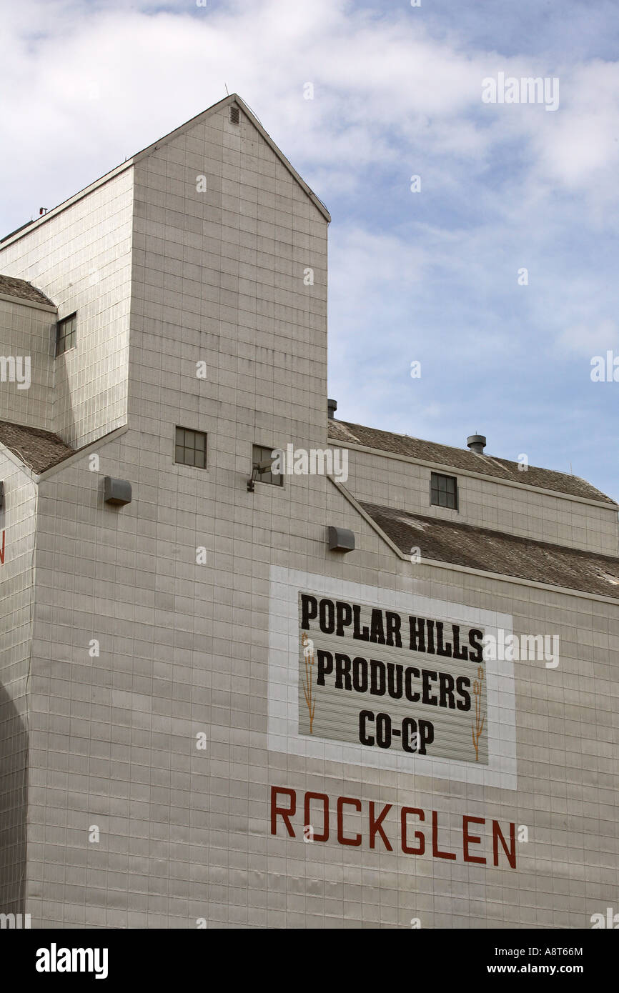 Rockglen grain elevator Stock Photo Alamy