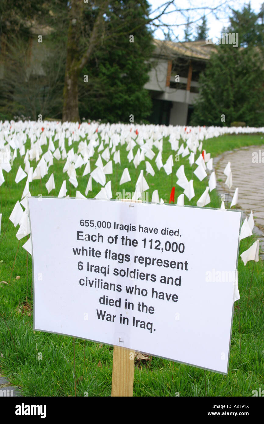 The War Dead of Iraq. Stock Photo