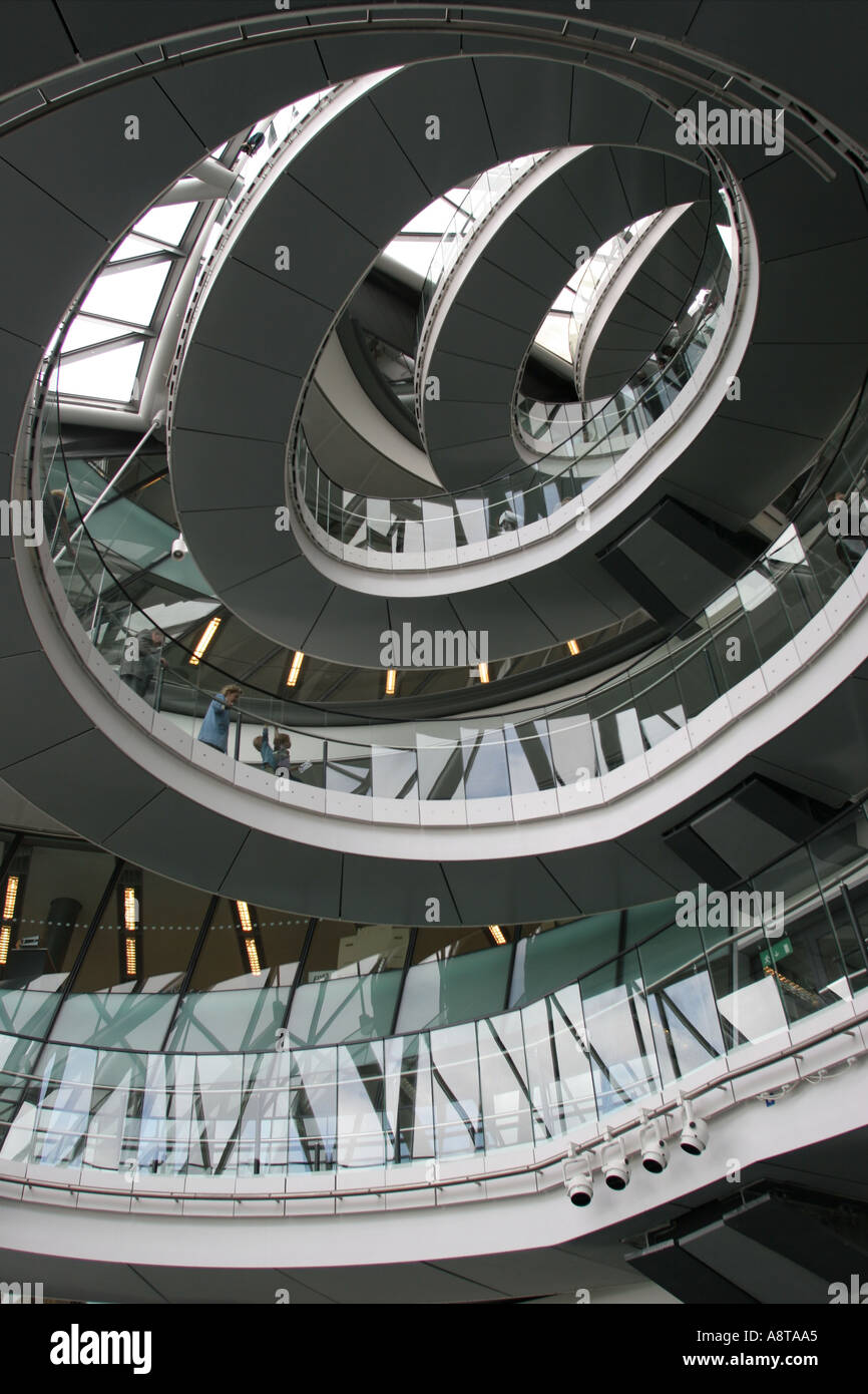 Interior City Hall London England UK Stock Photo - Alamy