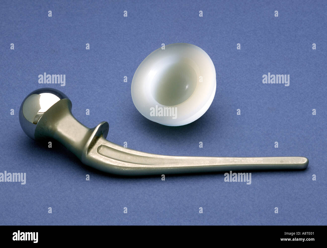 Titanium Hip Prosthetic Ball Joint Stock Photo