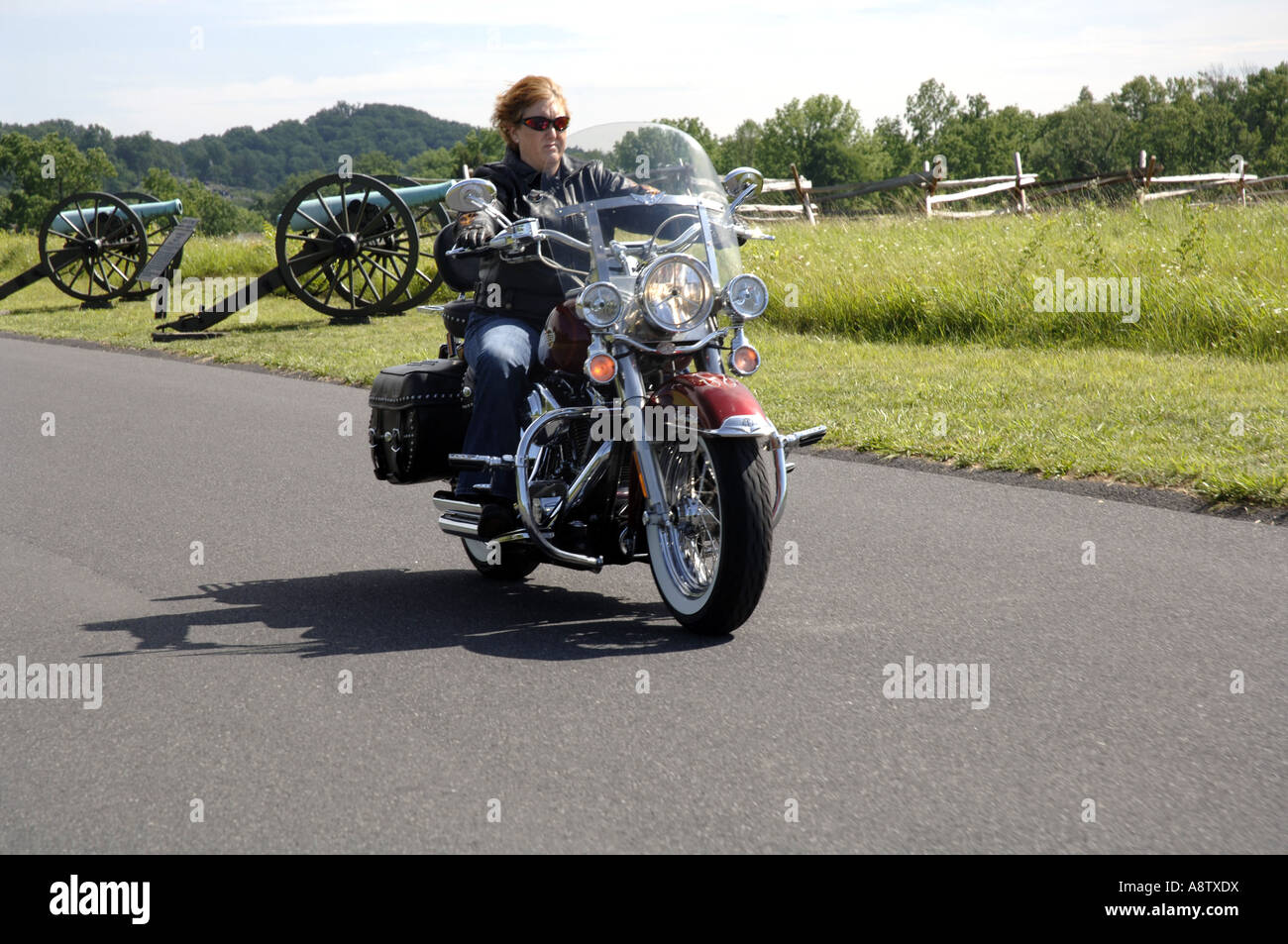 Harley davidson bike helmet hi-res stock photography and images - Alamy