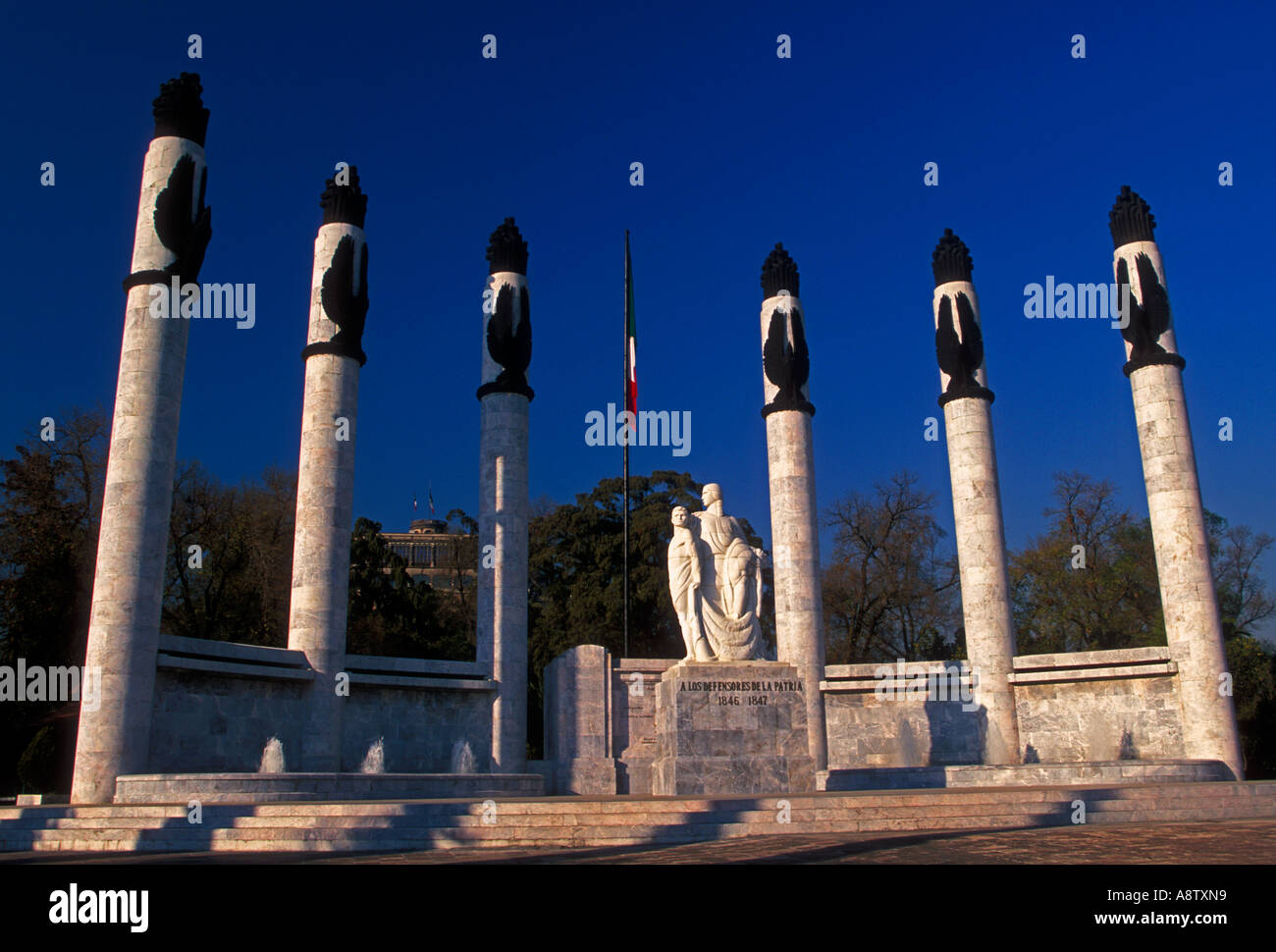 Child Heroes Monument, Monumento a los Ninos, Chapultepec Park, Mexico City, Federal District, Mexico Stock Photo