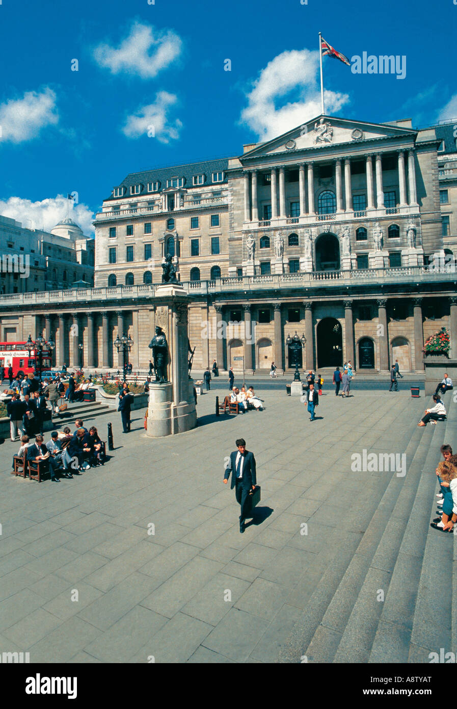 United Kingdom. England. London. City financial centre. Bank of England. Stock Photo