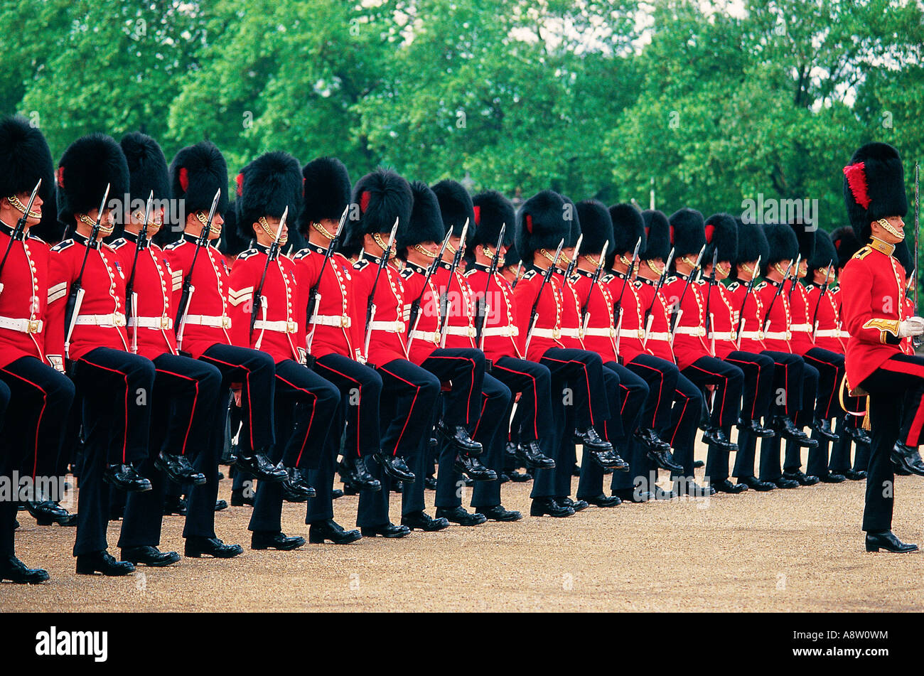 Travel United Kingdom England London Trooping the Colour Stock Photo