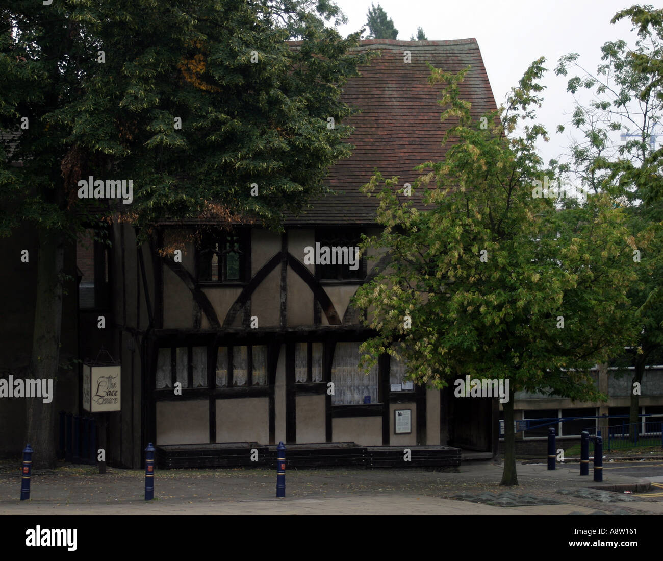 The Severns Building in Castle Gate oldest building in Nottingham Stock Photo