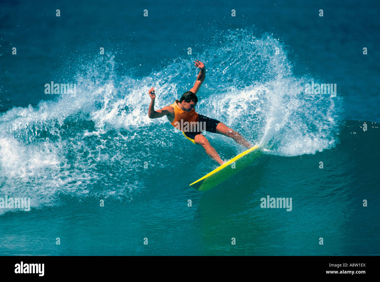 Man surfing. Stock Photo