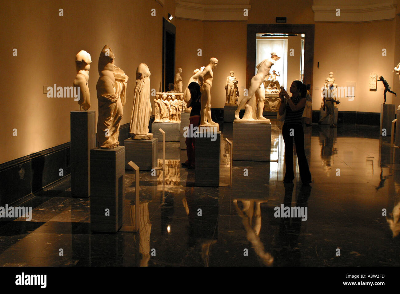 Sculptures at the Museo Nacional Del Prado Madrid Spain Stock Photo Alamy
