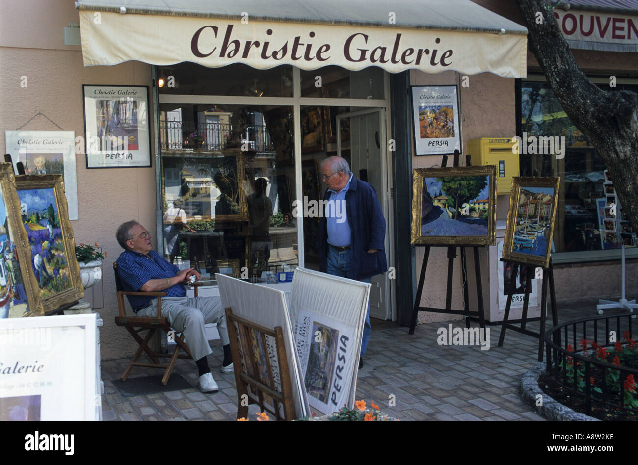 Gallery, Mougins, France Stock Photo