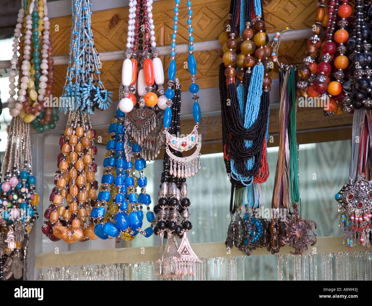 Beads and Bracelets in Marrakech Morocco Stock Photo - Alamy