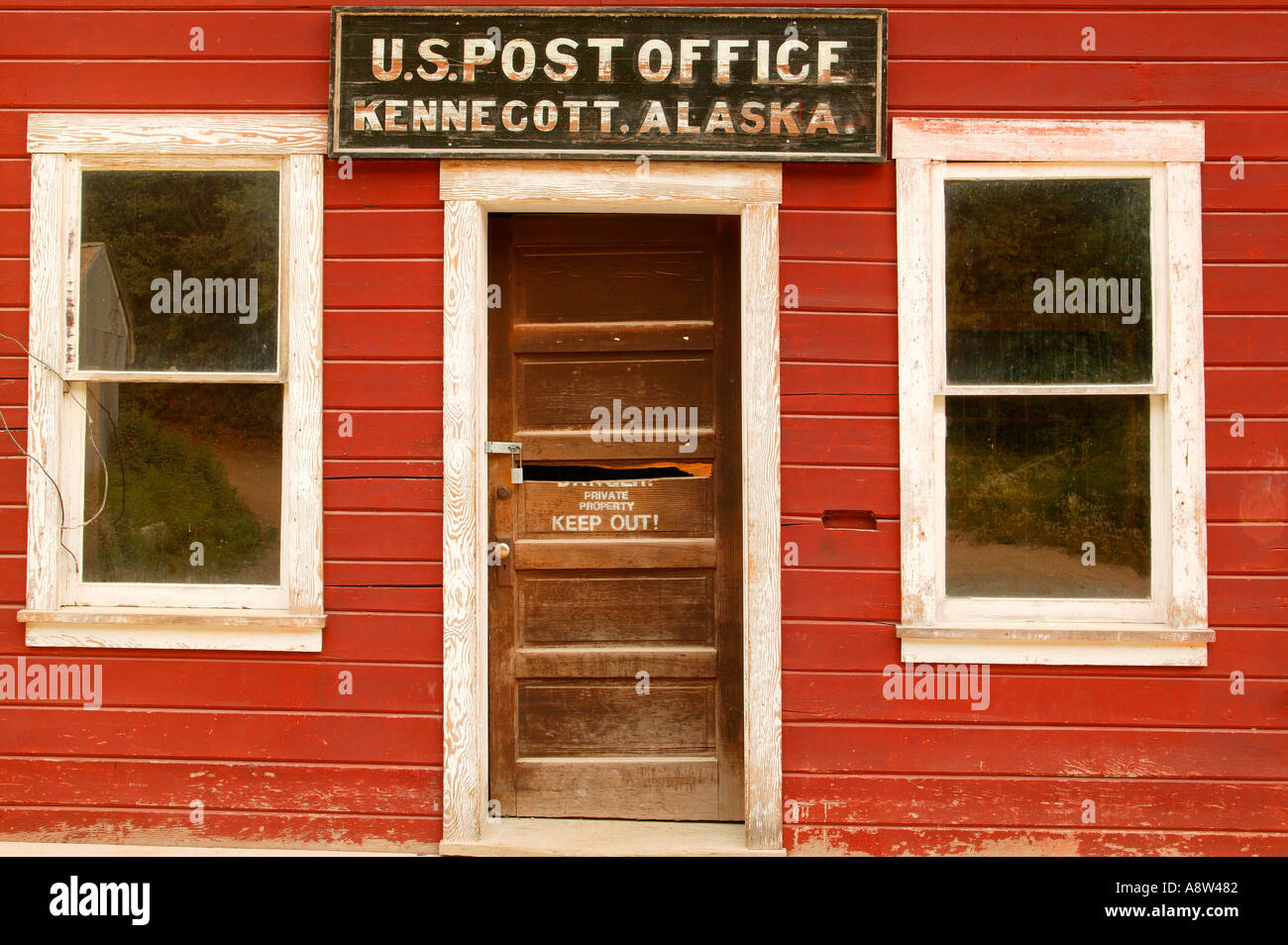 The Post Office at the historic Kennicott Mill near McCarthy Wrangell