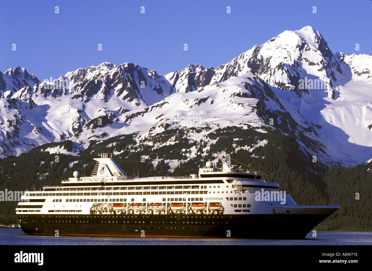 Holland America Cruise Lines Statendam Seward Kenai Peninsula Alaska