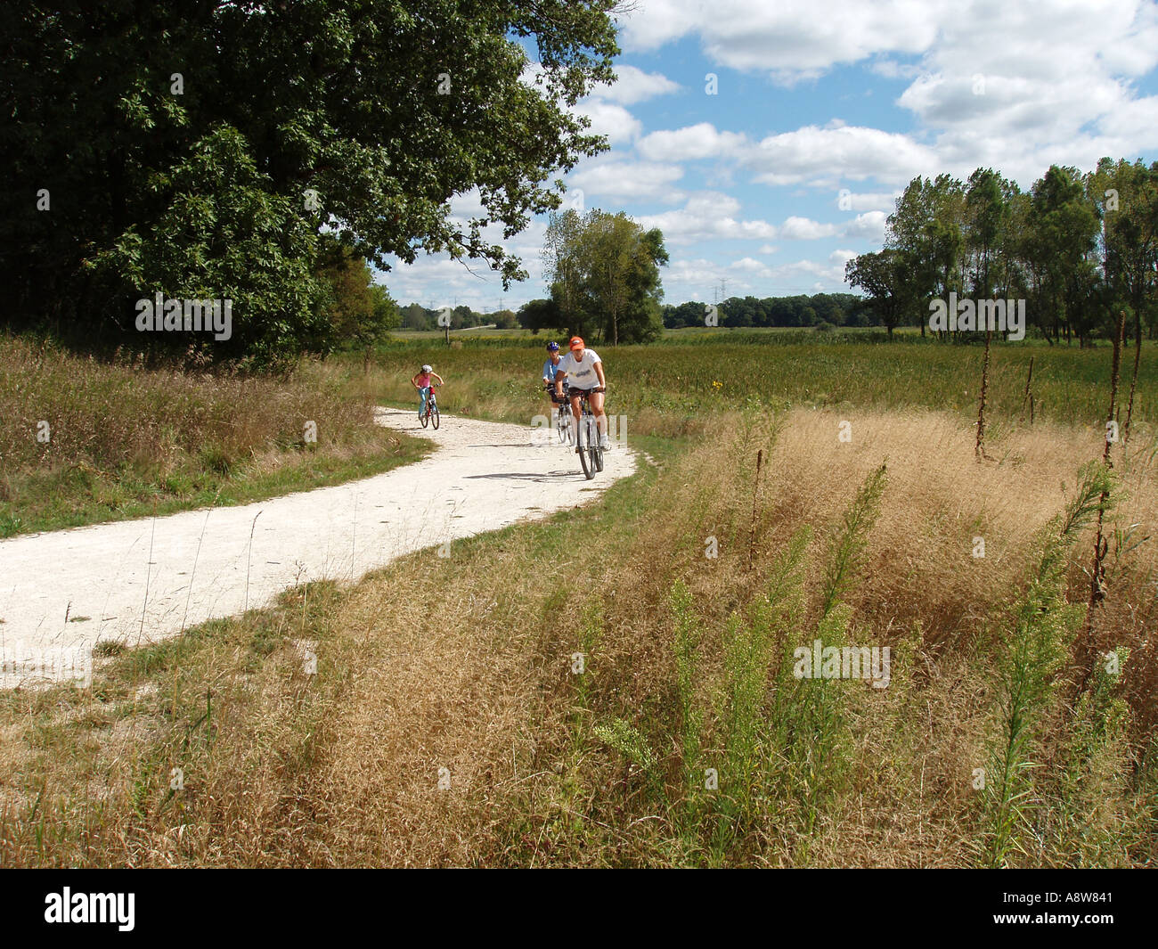Country Bike Ride Stock Photo - Alamy