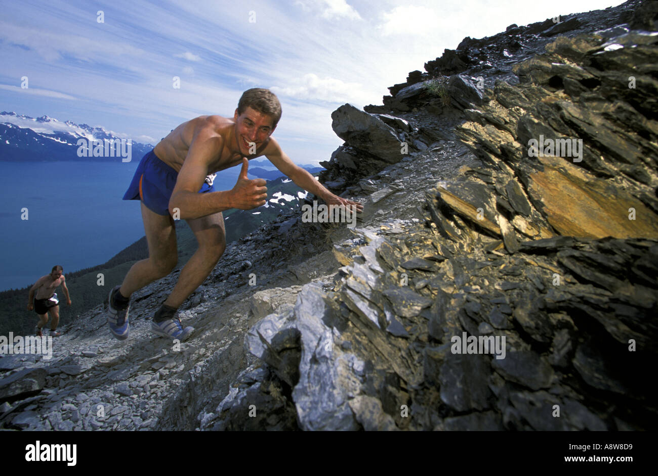 Mt Marathon 4th of July Race Seward Alaska Stock Photo: 2267352 - Alamy