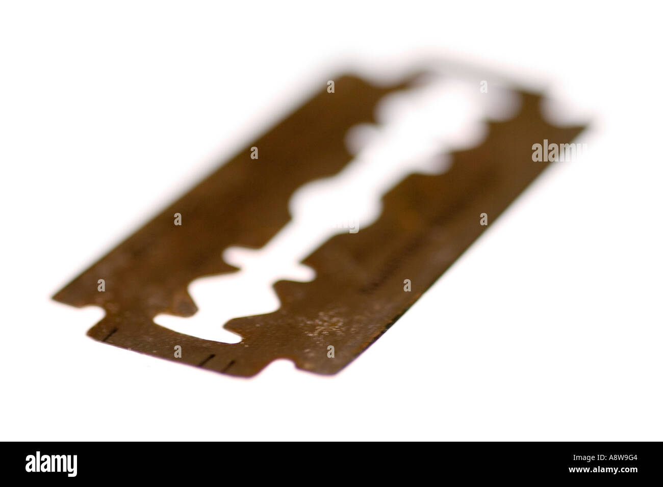 Old, antique razor blade Stock Photo Alamy