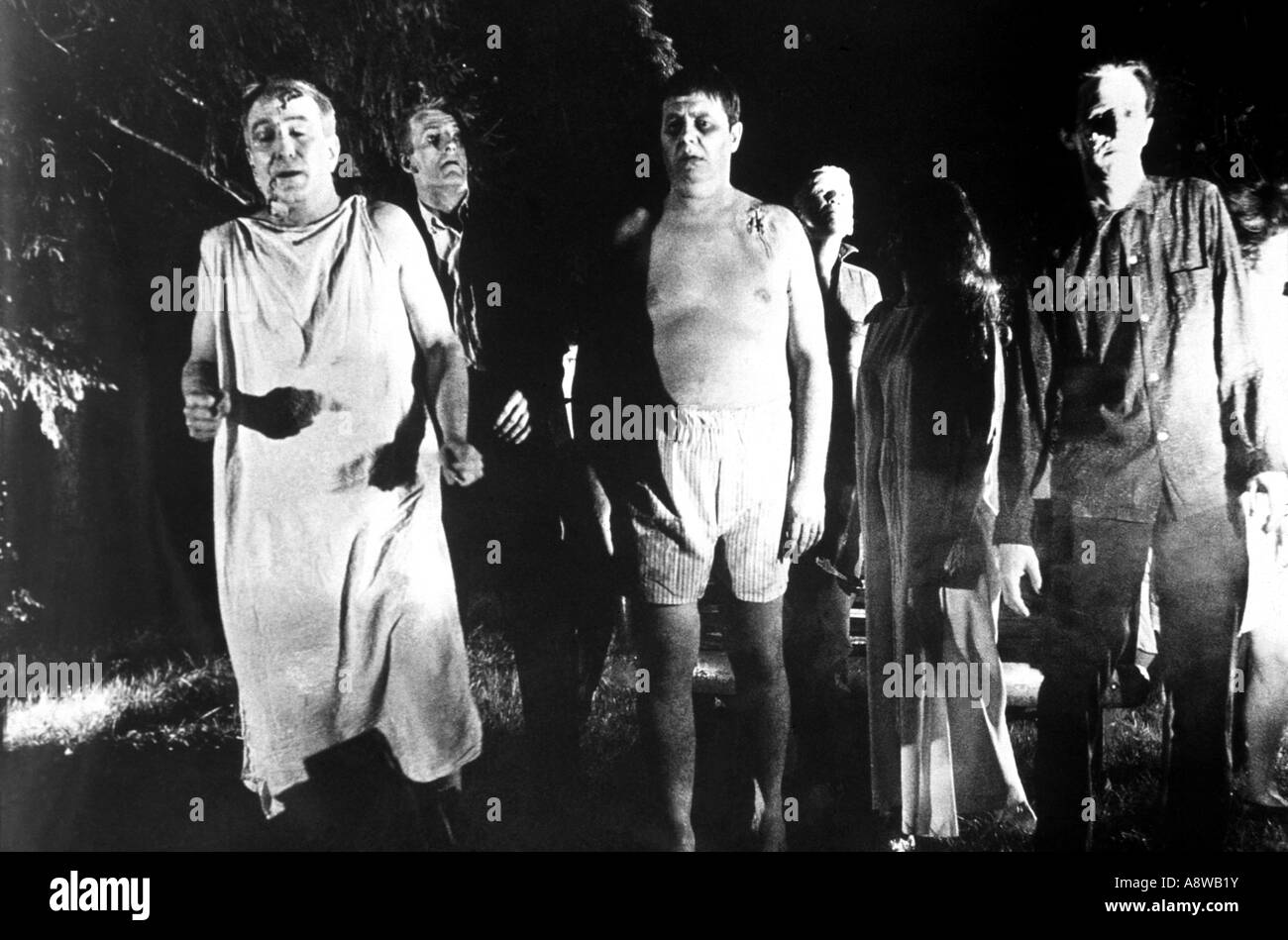 NIGHT OF THE LIVING DEAD -  1968 Image Ten horror film Stock Photo
