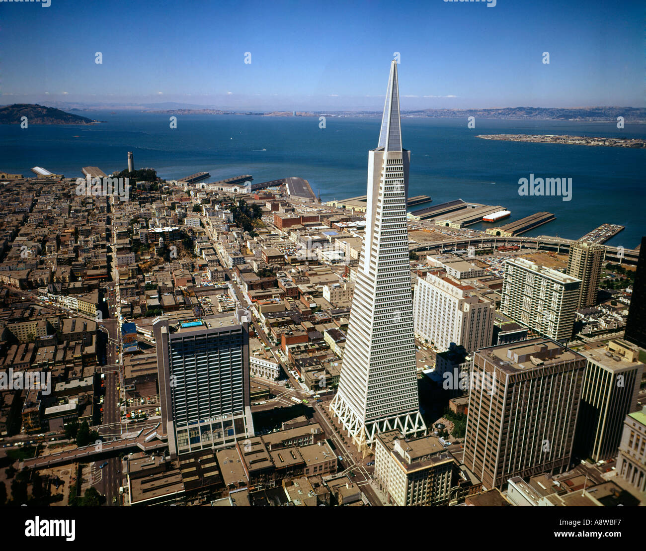 TransAmerica Building in downtown San Francisco California Stock Photo