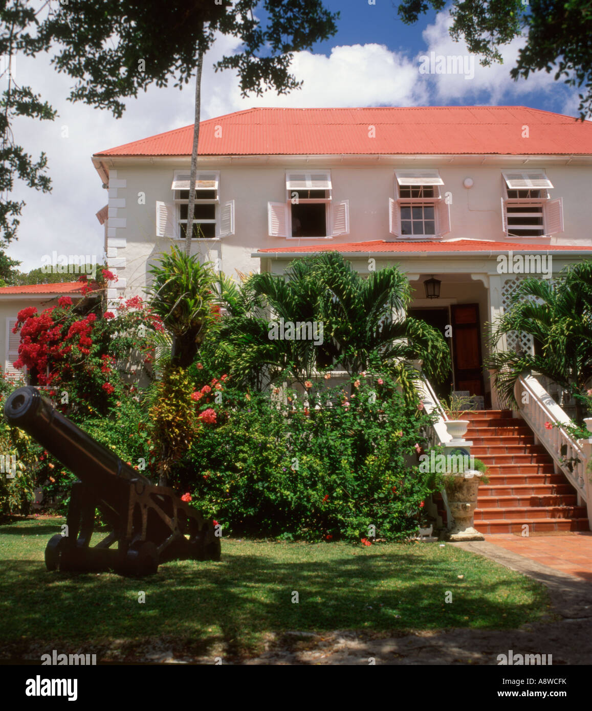 Barbados sunbury plantation house hires stock photography and images