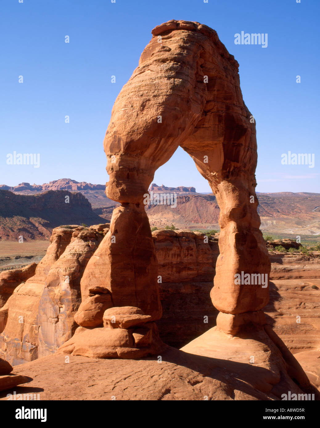 USA. Utah. Arches. Delicate Arch Stock Photo