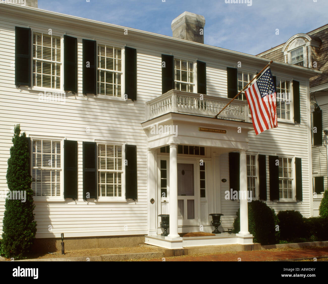 USA. Massachusetts. Martha's Vineyard. Edgartown. Tim Coffin House Stock Photo