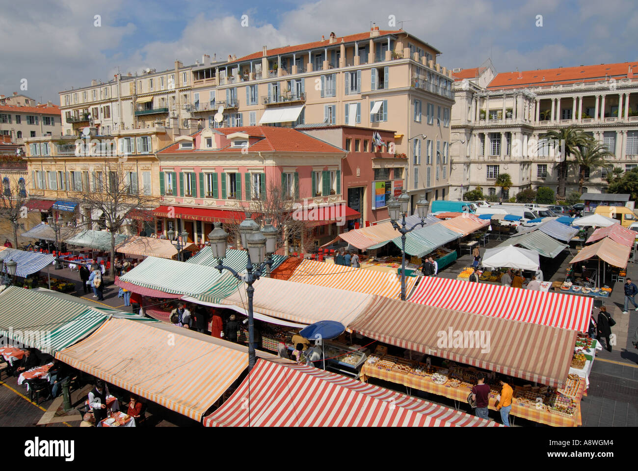 Market in Nice Stock Photo