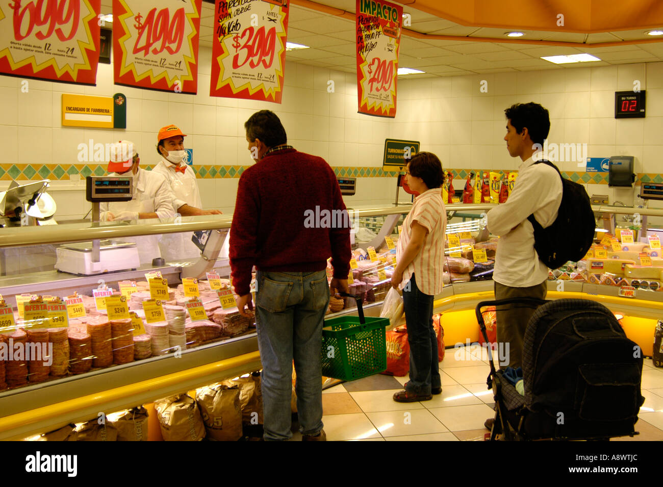 Super market in Santiago de Chile, Chile Stock Photo - Alamy