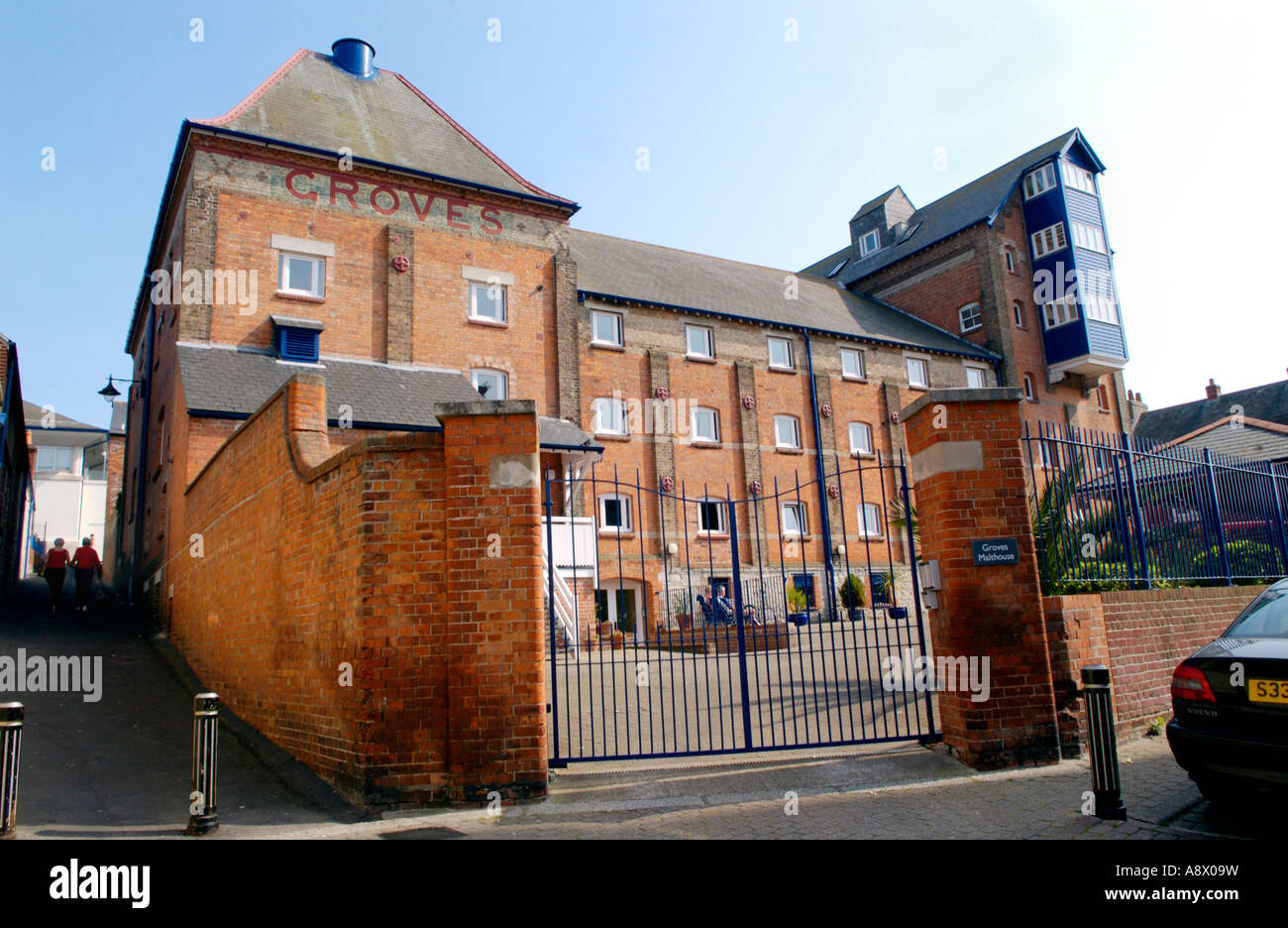 Groves Malthouse in Weymouth UK redeveloped into luxury apartments and