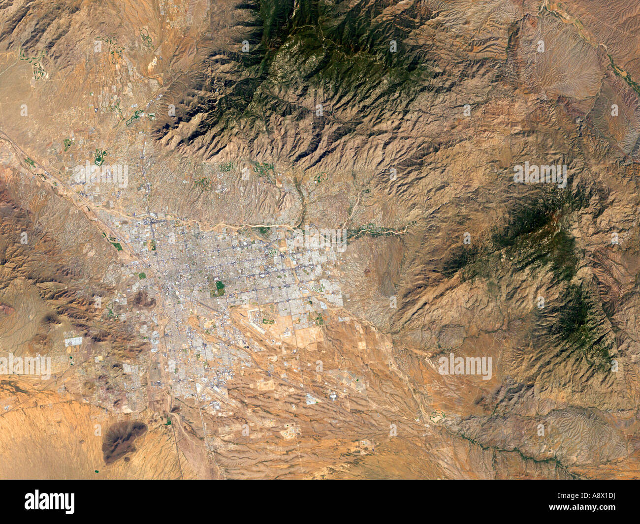 Satellite View Of Arizona Map Satellite Geography Arizona High Resolution Stock Photography And Images  - Alamy