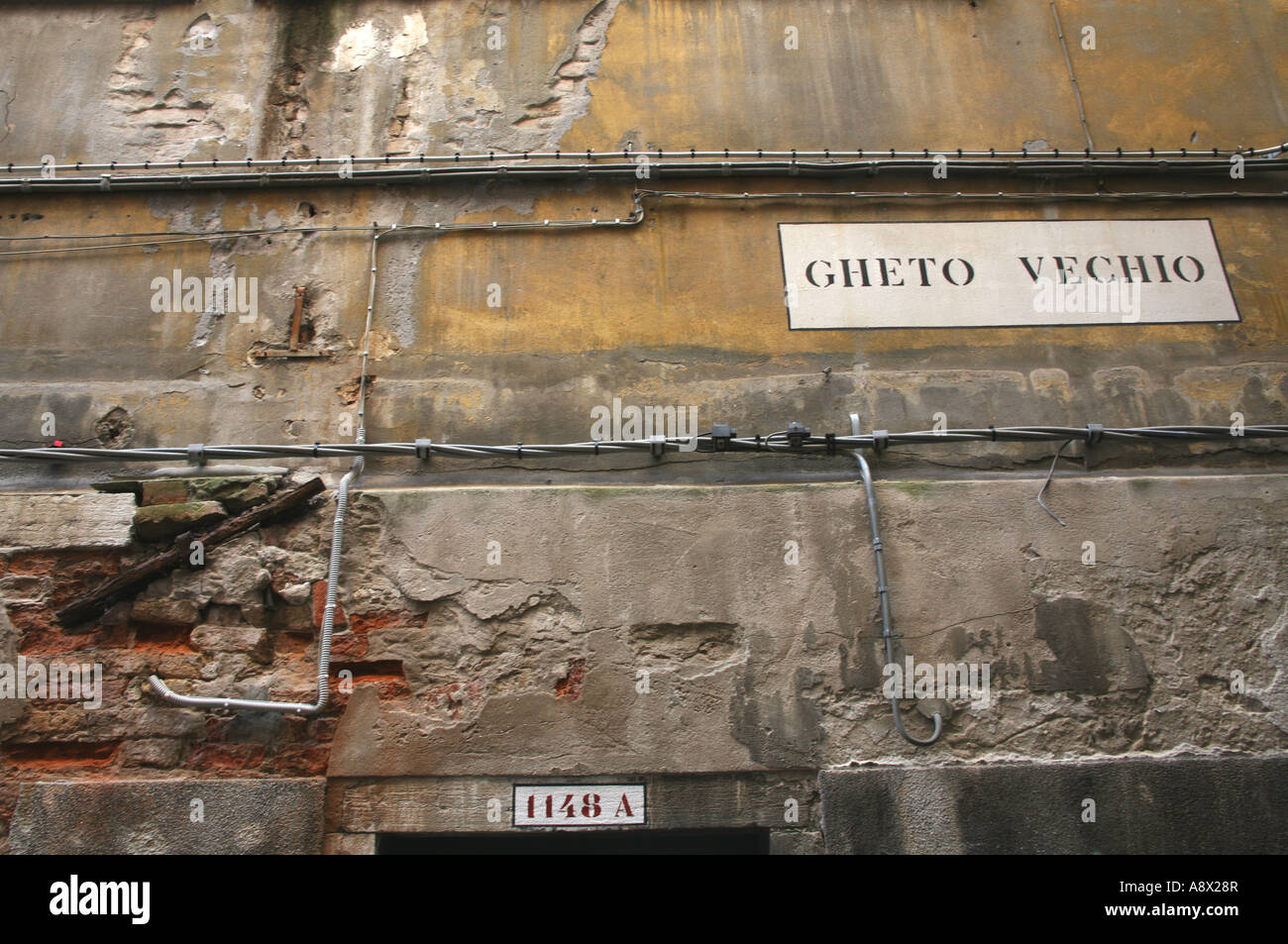Gheto Vechio the original jewish ghetto Venice in middle ages Stock Photo