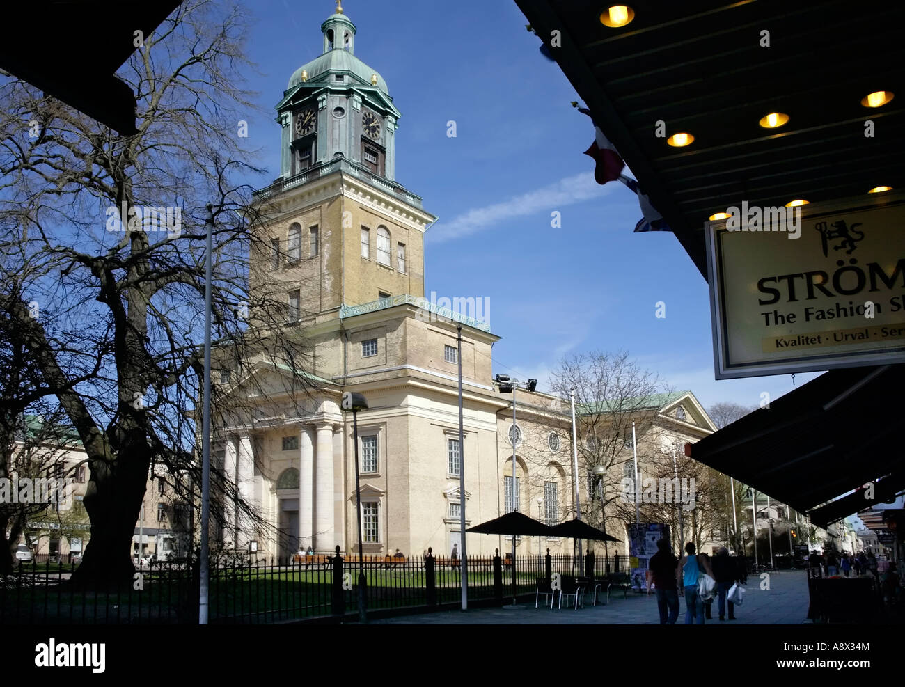 Gothenburg Cathedral Domkyrka) neoClassical church by