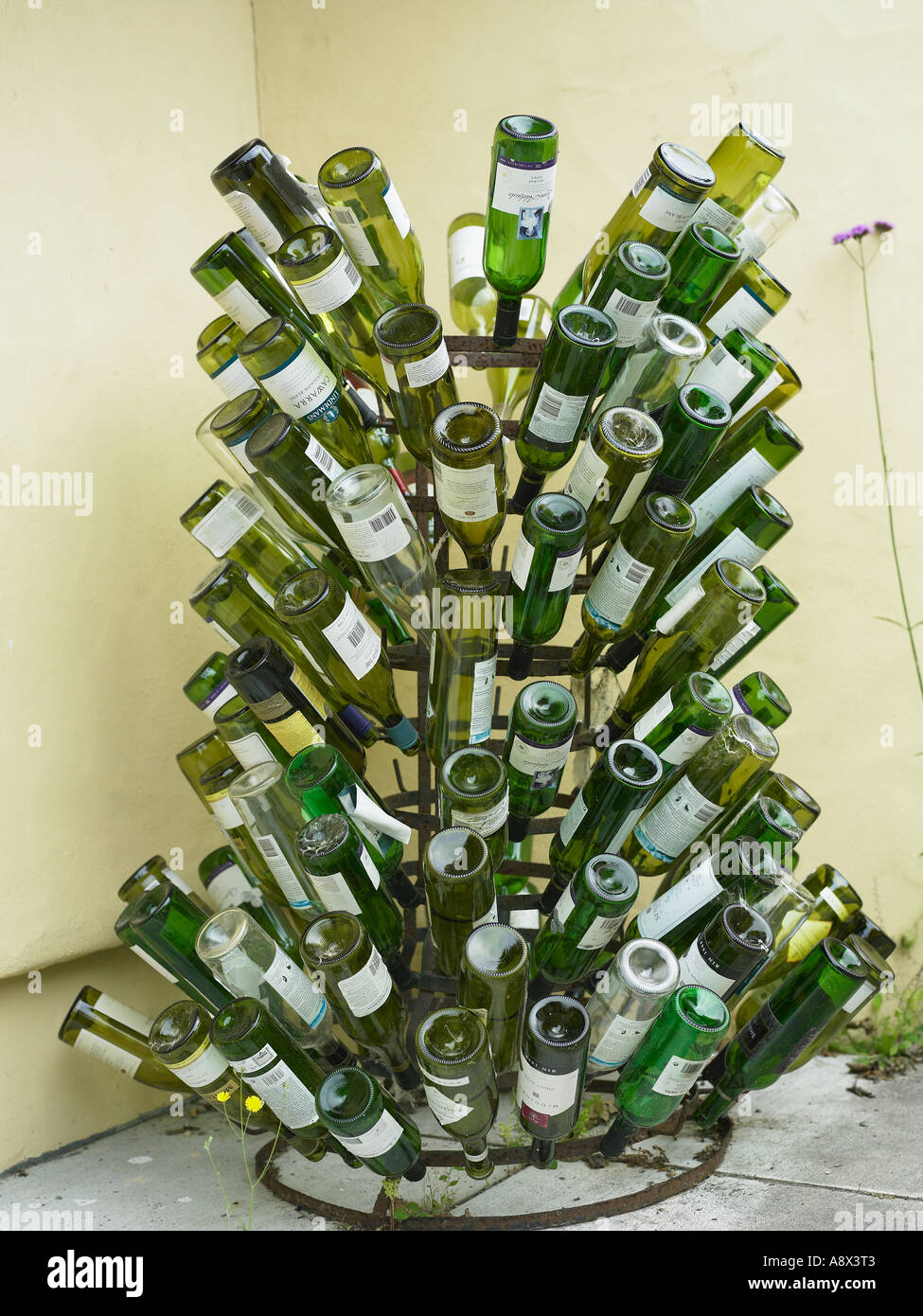 Eye For Design: Decorating With French Wine Bottle Drying Racks