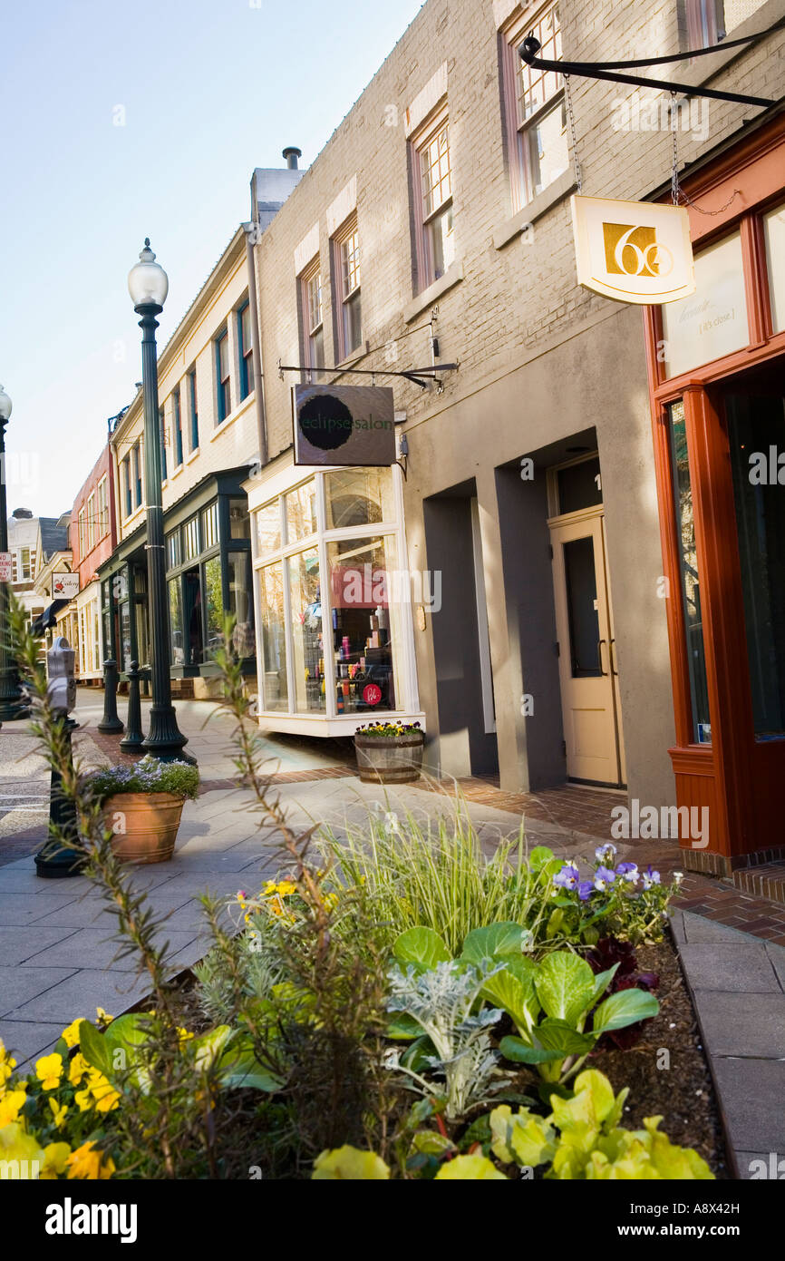 Wall Street Asheville North Carolina Stock Photo Alamy