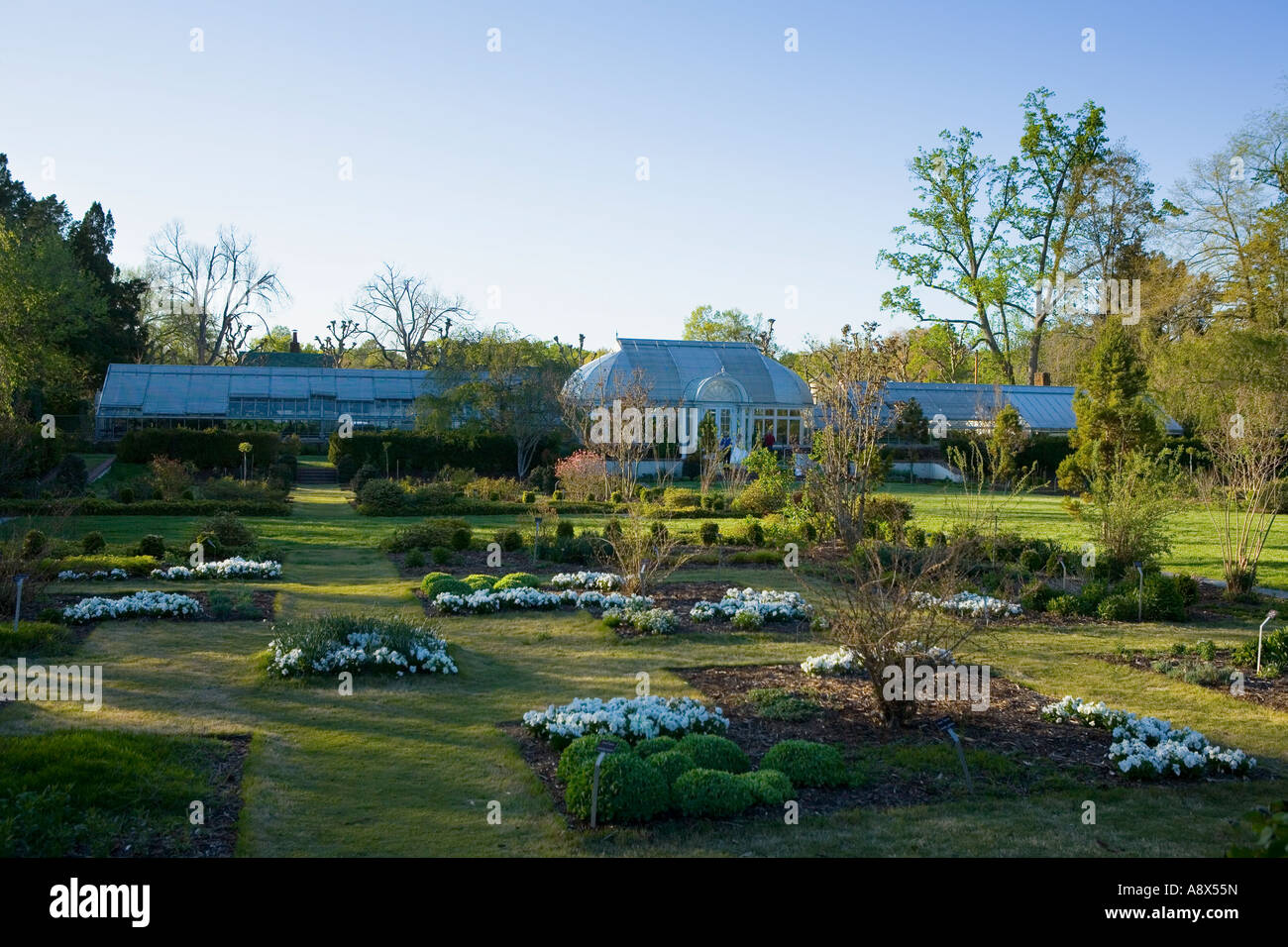 Gardens at Reynolda House Winston Salem North Carolina Stock Photo