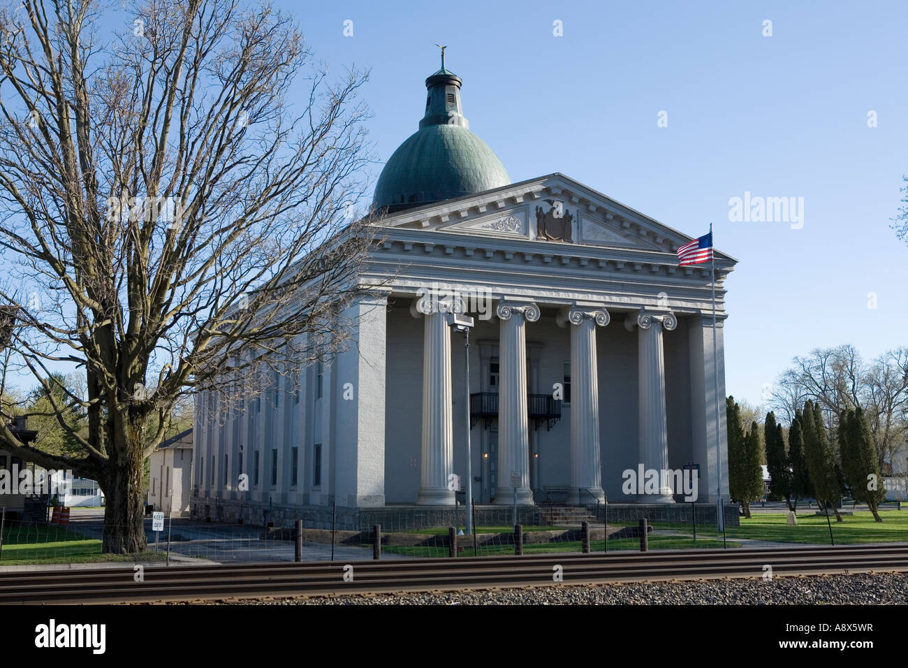 Montgomery County Courthouse Fonda New York Mohawk Valley Stock Photo