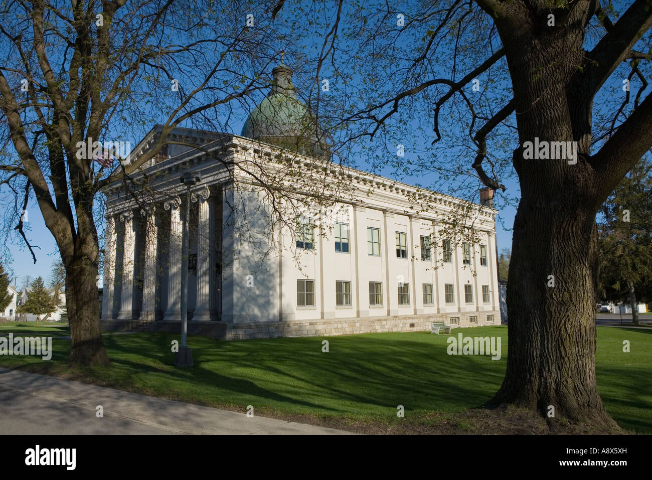 Montgomery County Courthouse Fonda New York Mohawk Valley Stock Photo