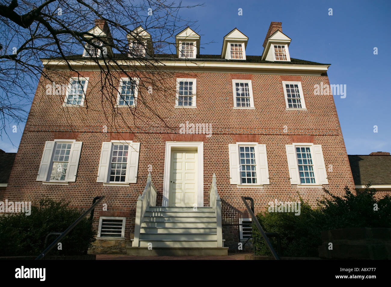 William Paca House Annapolis Maryland Stock Photo