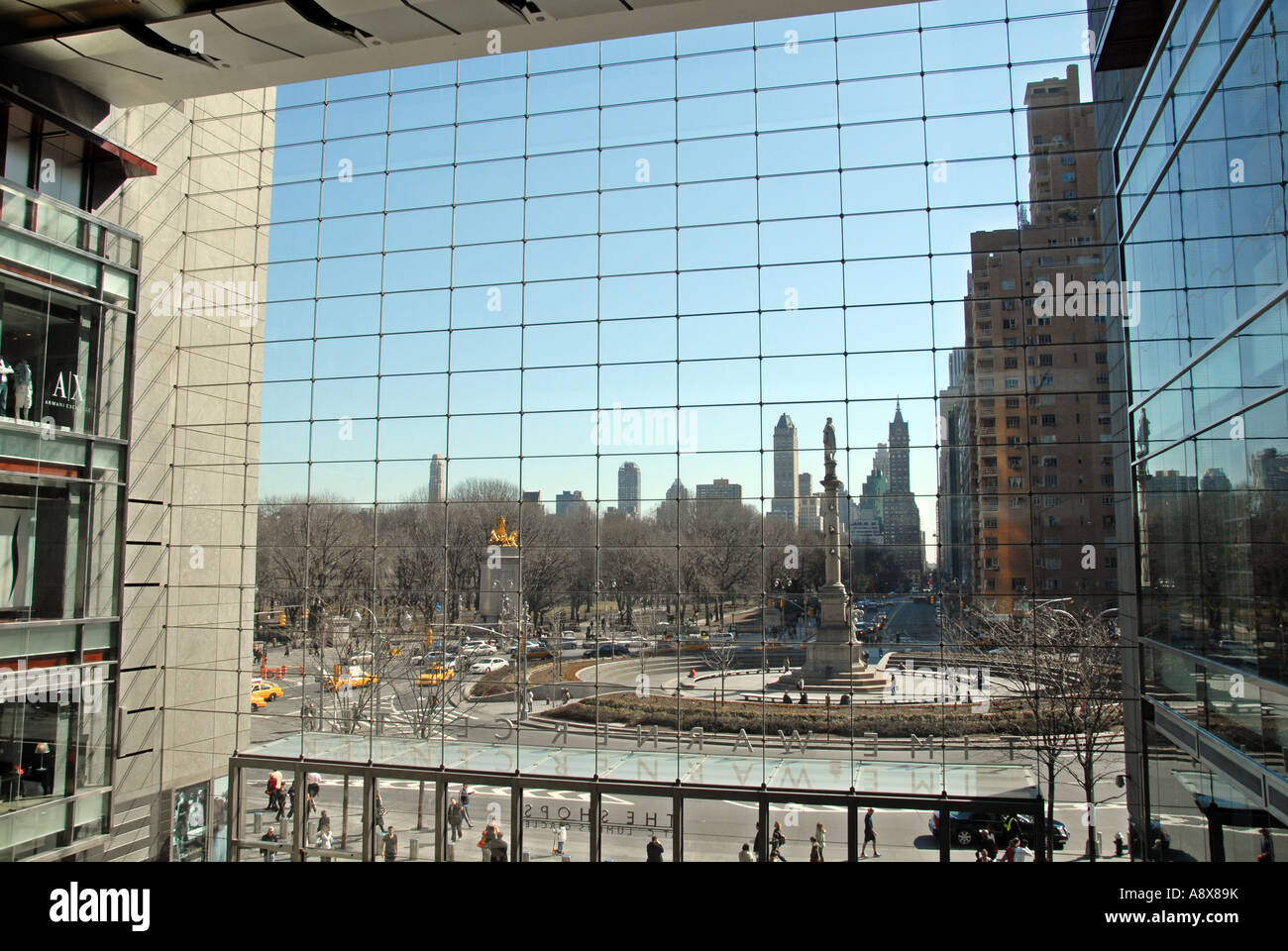 Time Warner Shops Stock Photo