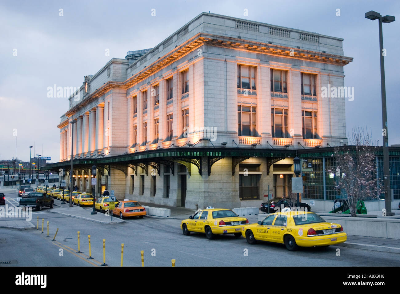 Pennsylvania aka Penn Station railroad terminal Baltimore Maryland at