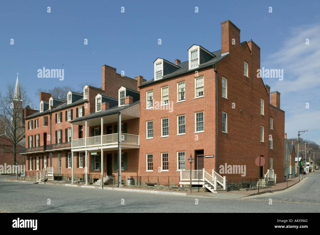 Brick buildings Harpers Ferry West Virginia Stock Photo - Alamy