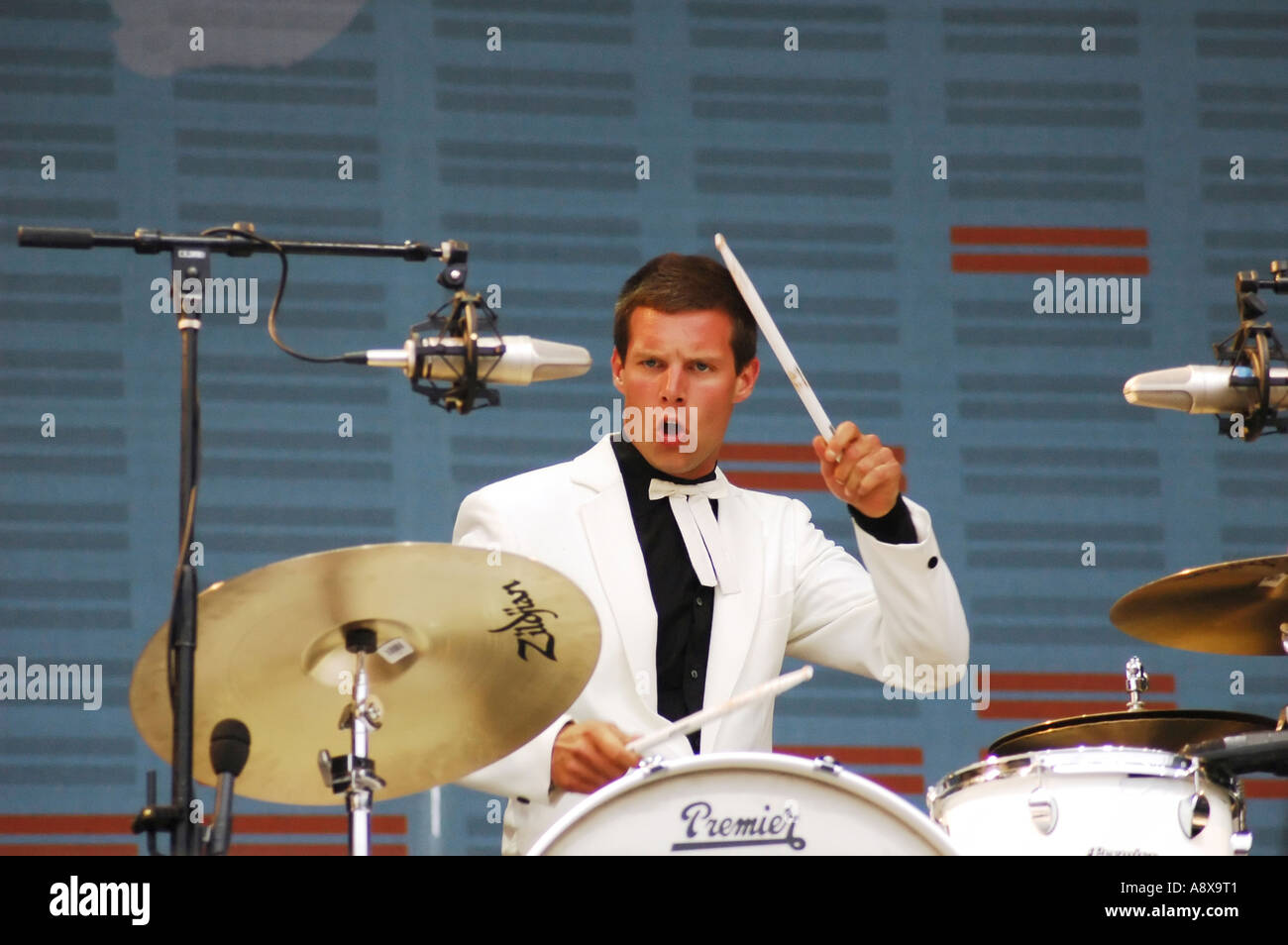 The Hives at Sziget festival, Budapest, Hungary Stock Photo