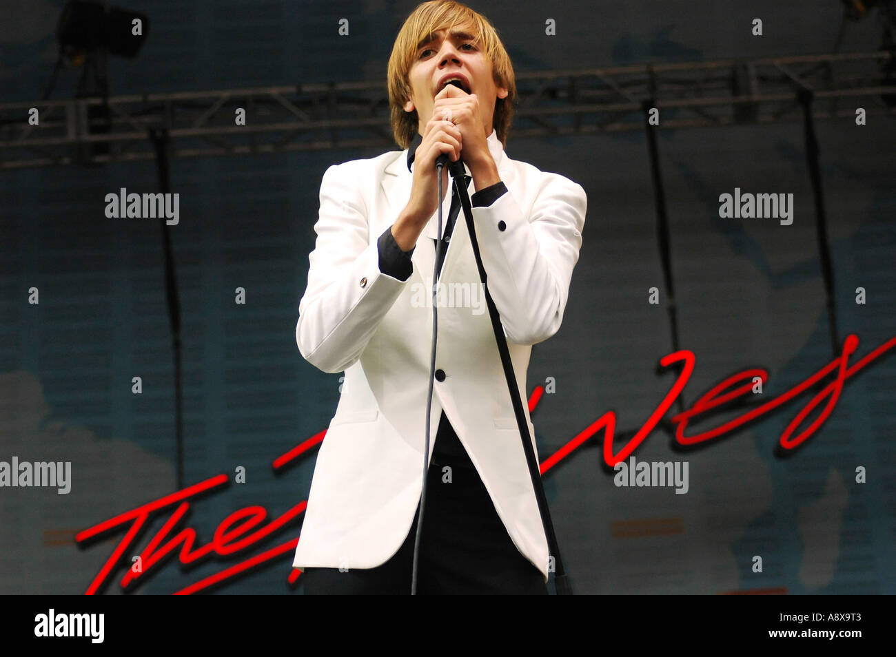 The Hives at Sziget festival, Budapest, Hungary Stock Photo