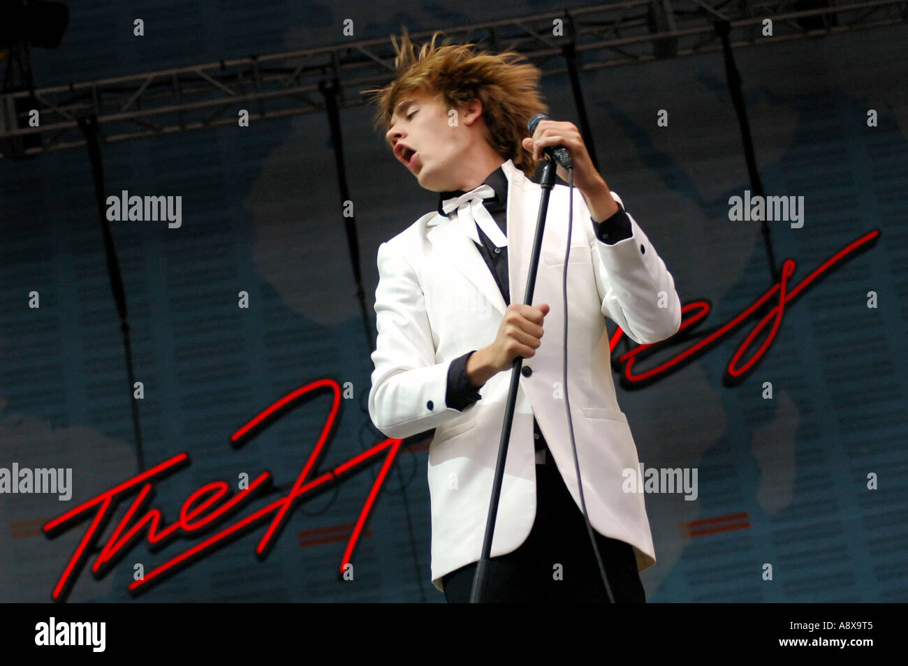 The Hives at Sziget festival, Budapest, Hungary Stock Photo