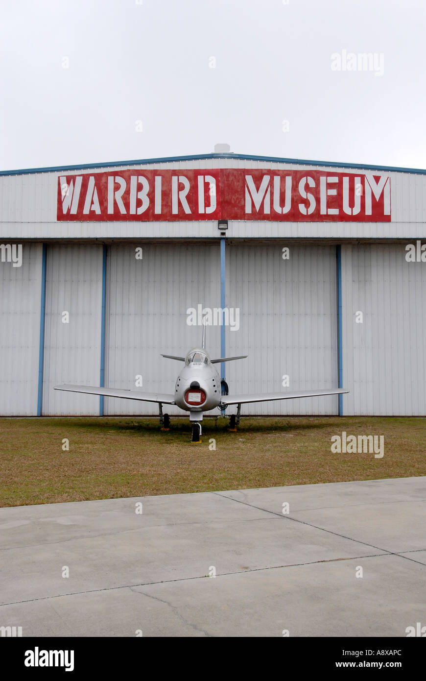 Sabre jet Valiant Air Command Warbird Museum Titusville Florida FL Stock Photo