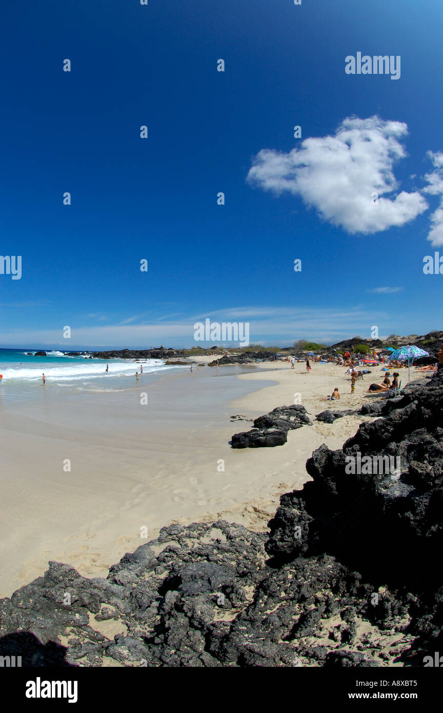 Kua Bay Kekaha Kai State Park Kailua Kona Hawaii Stock Photo Alamy