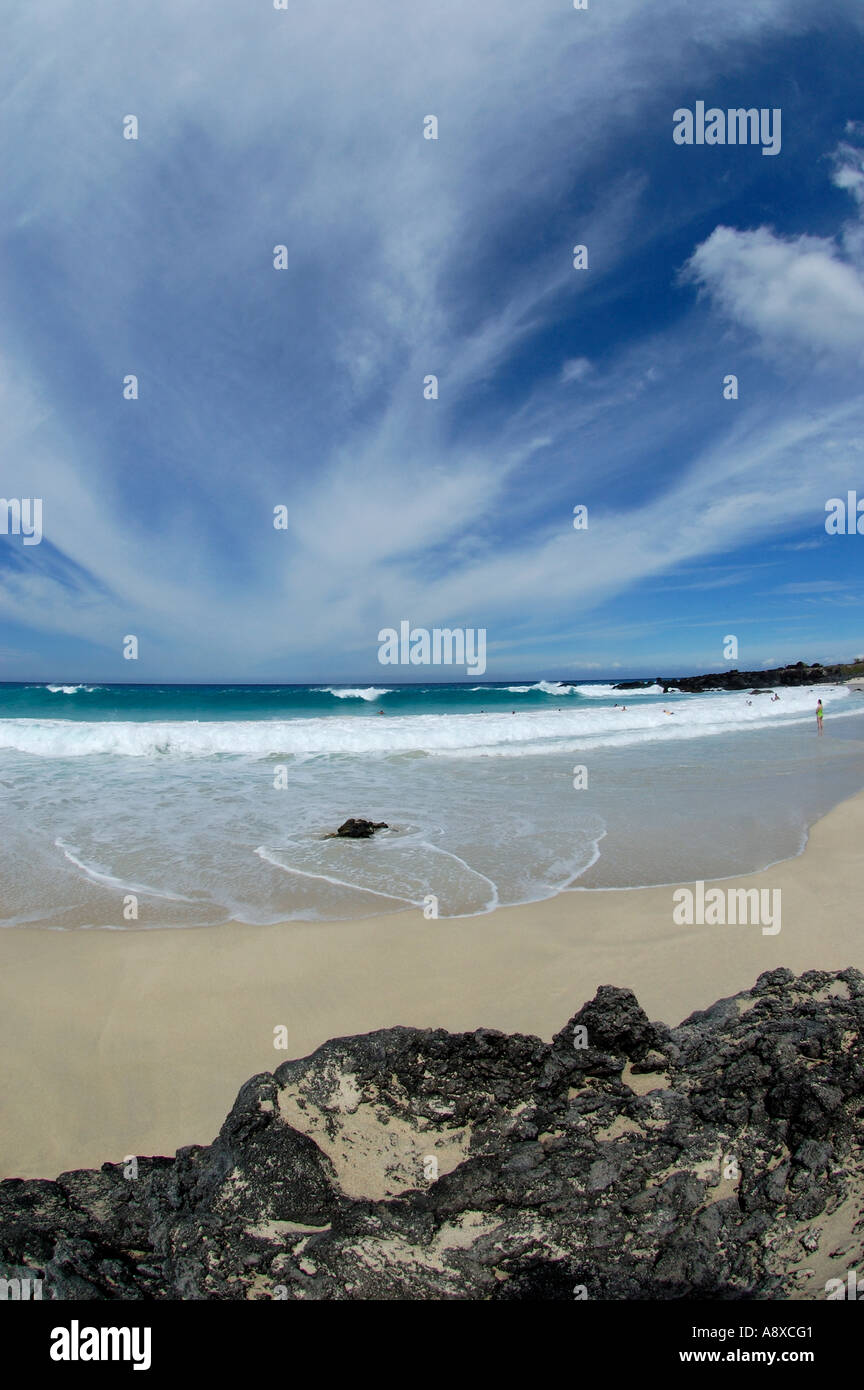 Kua Bay Kekaha Kai State Park Kailua Kona Hawaii Stock Photo Alamy